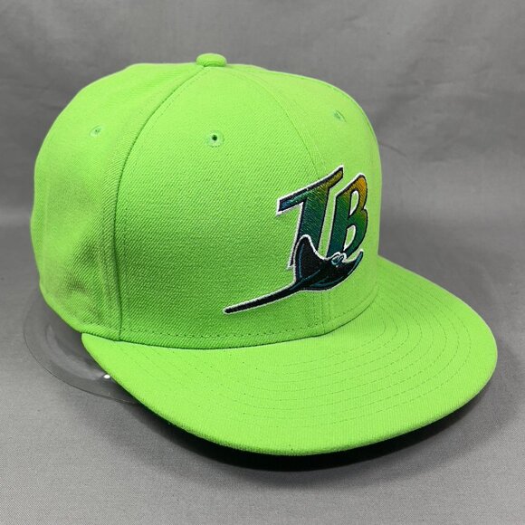 Tampa Bay Devil Rays MLB Snapback Cap Hat New Era 9fifty Green Cooperstown Mens - Picture 6 of 15